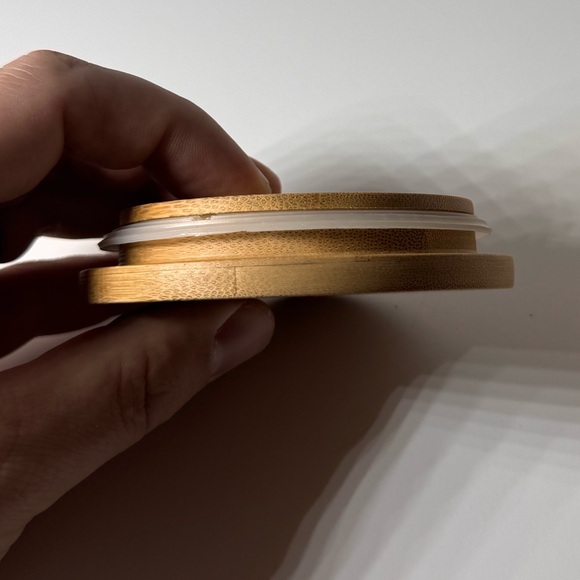 Temptations Pumpkin Ceramic Canisters Jars & Bamboo Lids Grateful & Together - Picture 4 of 8